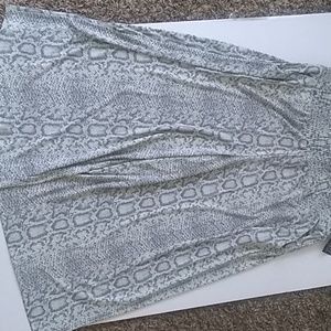 Missy. Smoked. Waist. Pants. Grey. Snakeskin.